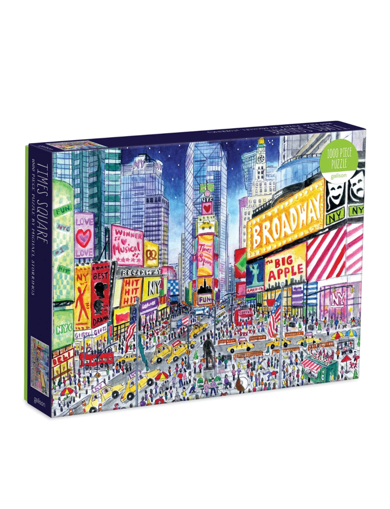Galison Michael Storrings Times Square 1000 Piece Puzzle