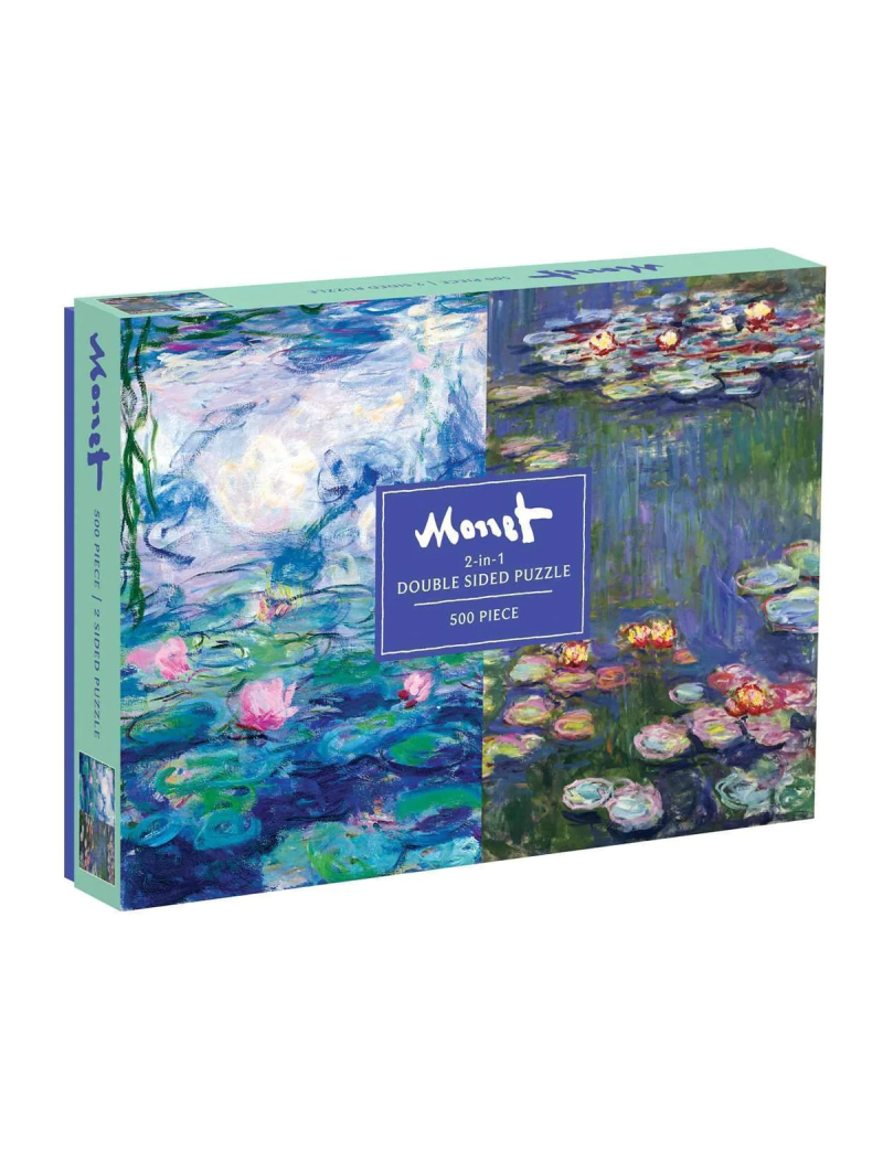 Galison Monet Double-Sided 500 Piece Jigsaw Puzzle