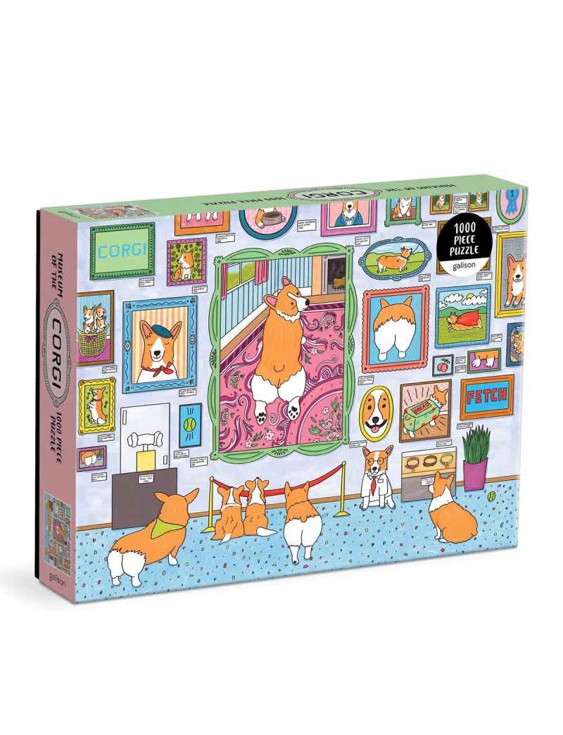 Galison Museum of the Corgi 1000 Piece Puzzle