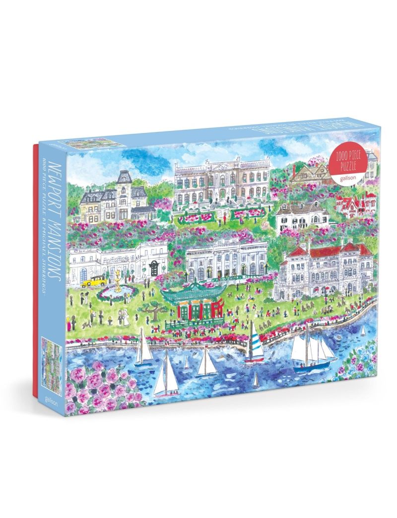 Galison Michael Storrings Newport Mansions 1000 Piece Puzzle