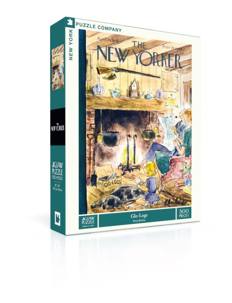New Yorker Glo-Logs 500 Piece Jigsaw Puzzle