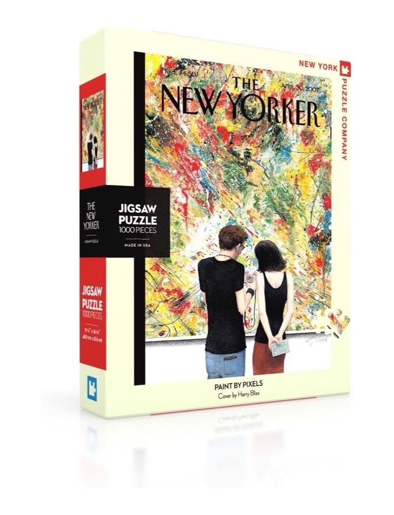 NEW YORKER PAINT BY PIXELS 1000PC