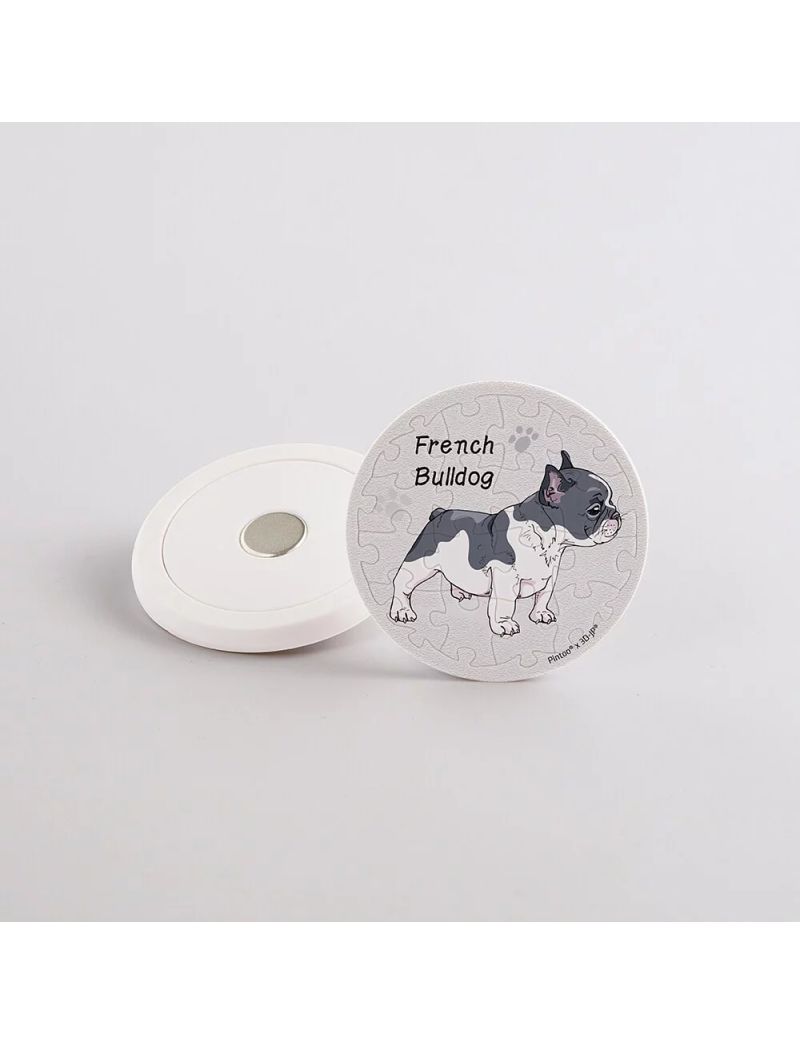 PINTOO D1323 Puzzle Magnet - French Bulldog 16p