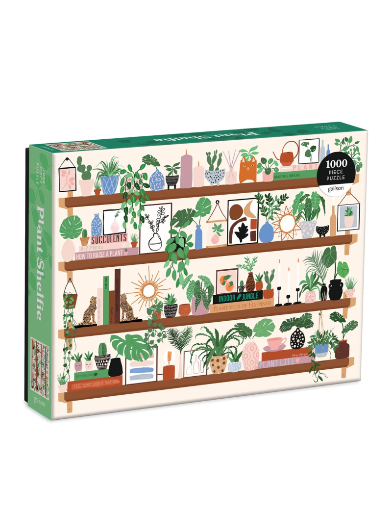 Galison Plant Shelfie 1000 Piece Puzzle