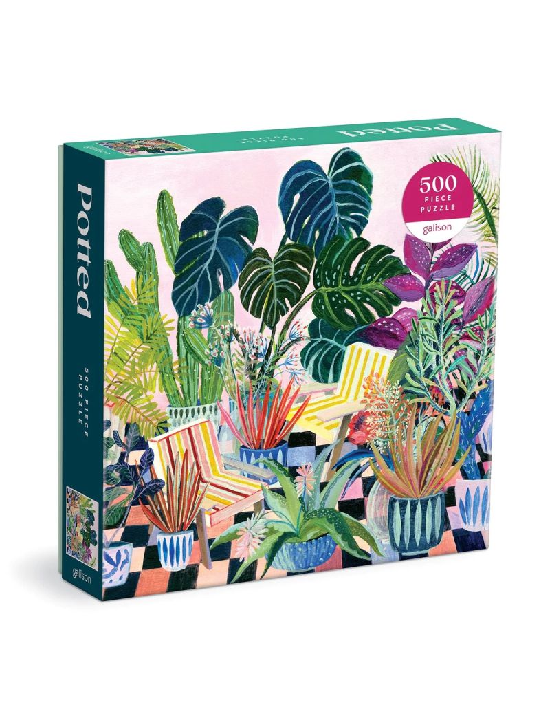 Galison Potted 500 Piece Puzzle