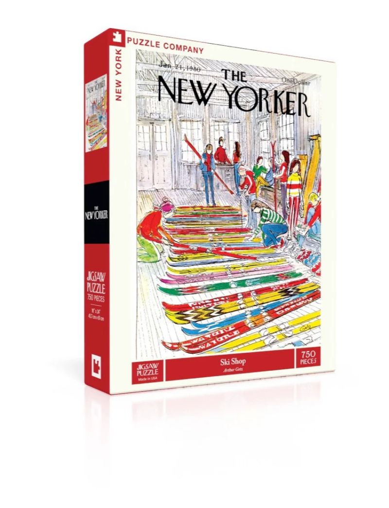 NEW YORKER Ski Shop 750 Piece Jigsaw Puzzle