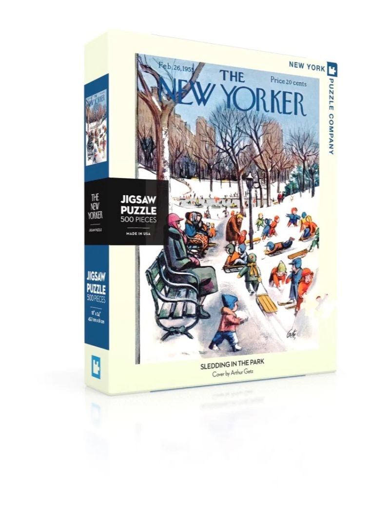 NEW YORKER SLEDDING IN THE PARK 500PC