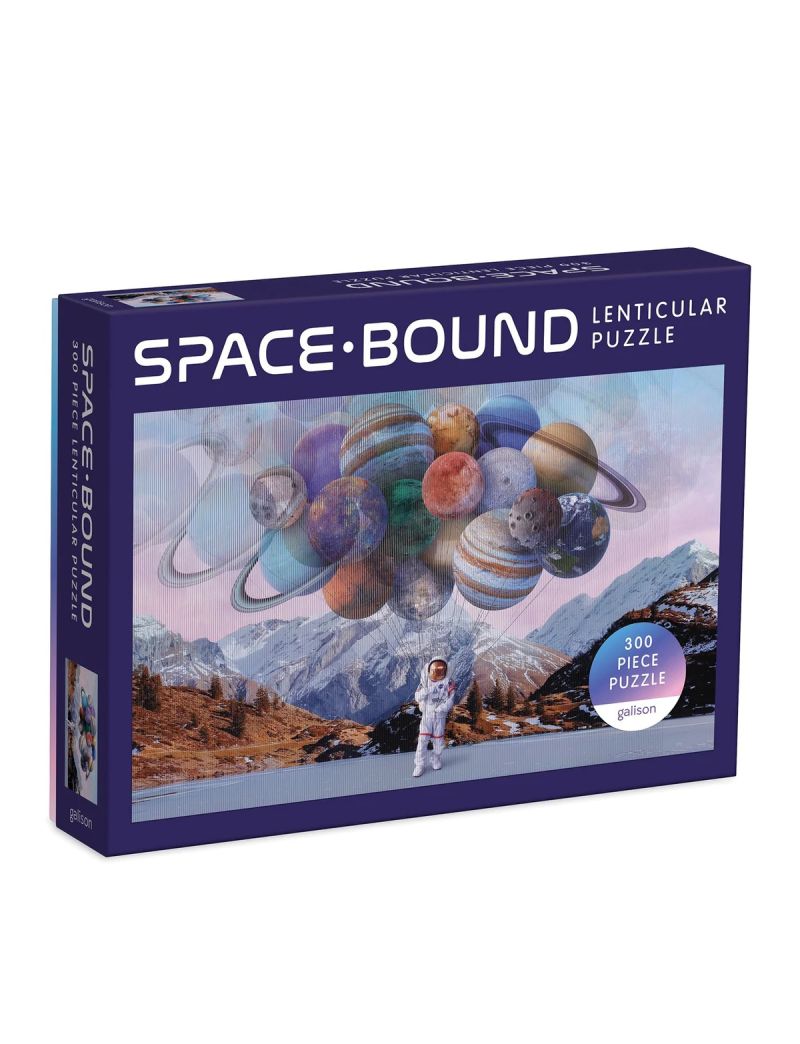 Galison Space Bound 300 Piece Lenticular Puzzle