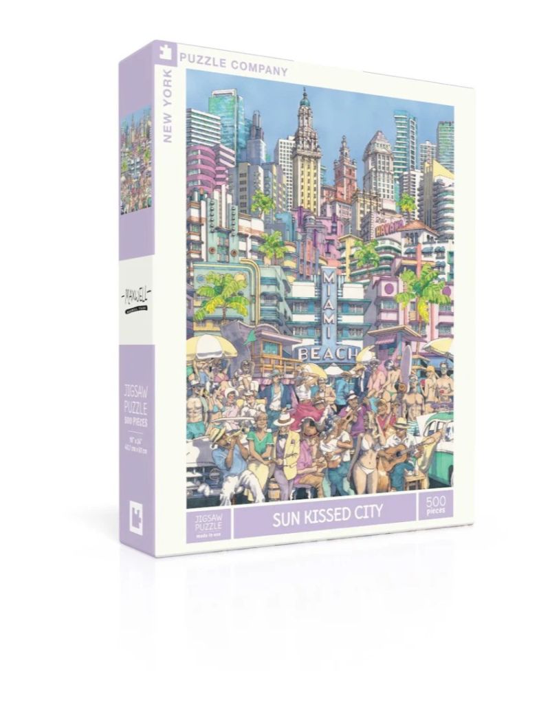 NEW YORKER Sun Kissed City 500 Piece Jigsaw Puzzle