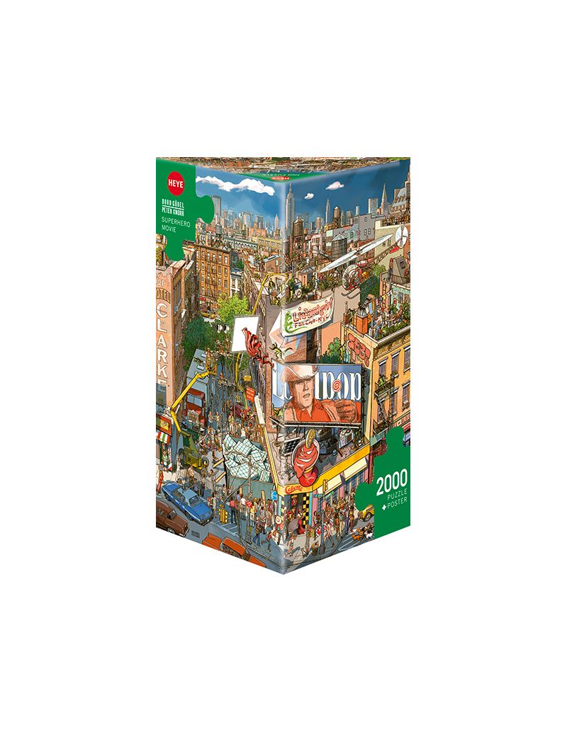 Heye Cartoon im Dreieck Superhero Movie 2000pcs