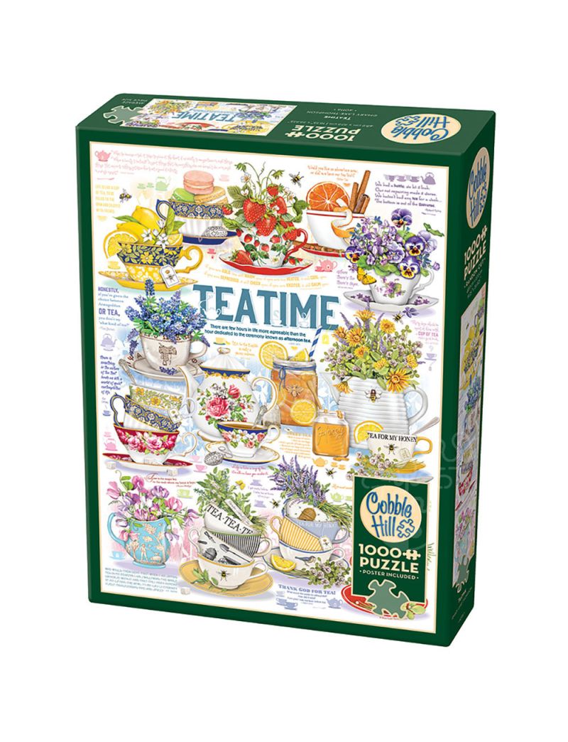 COBBLE HILL Tea Time 1000 Piece Puzzle