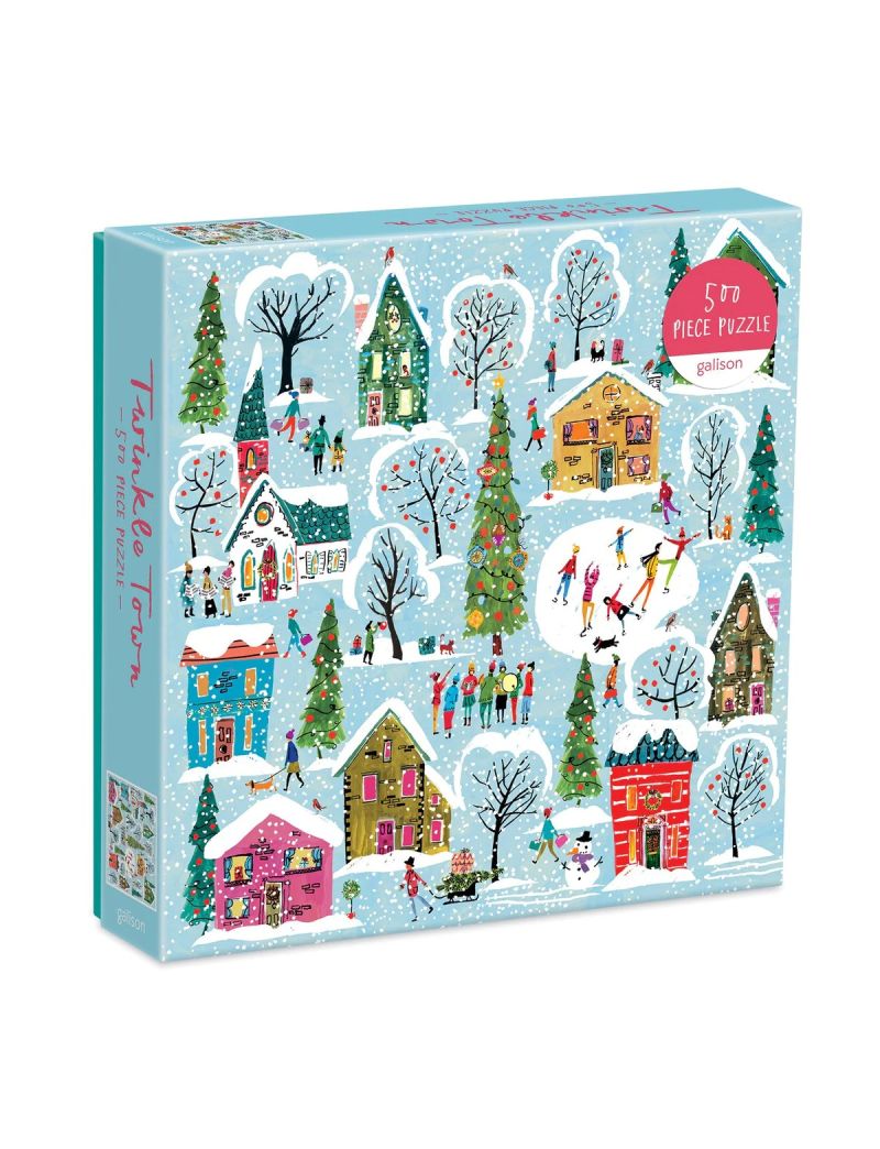 Galison Twinkle Town 500 Piece Puzzle