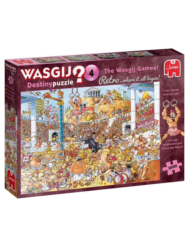 JUMBO Wasgij Retro Destiny 4 The Wasgij Games! 1000pcs