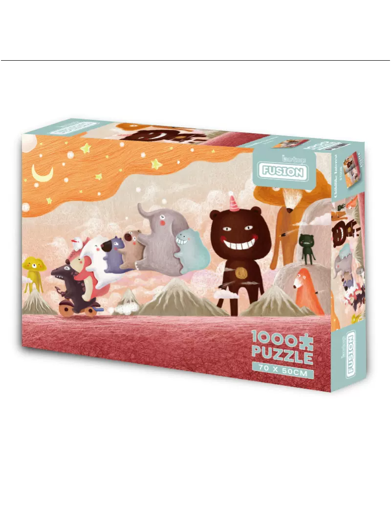 BOTOP FUSION Super animal painting - children's fun 1000pc