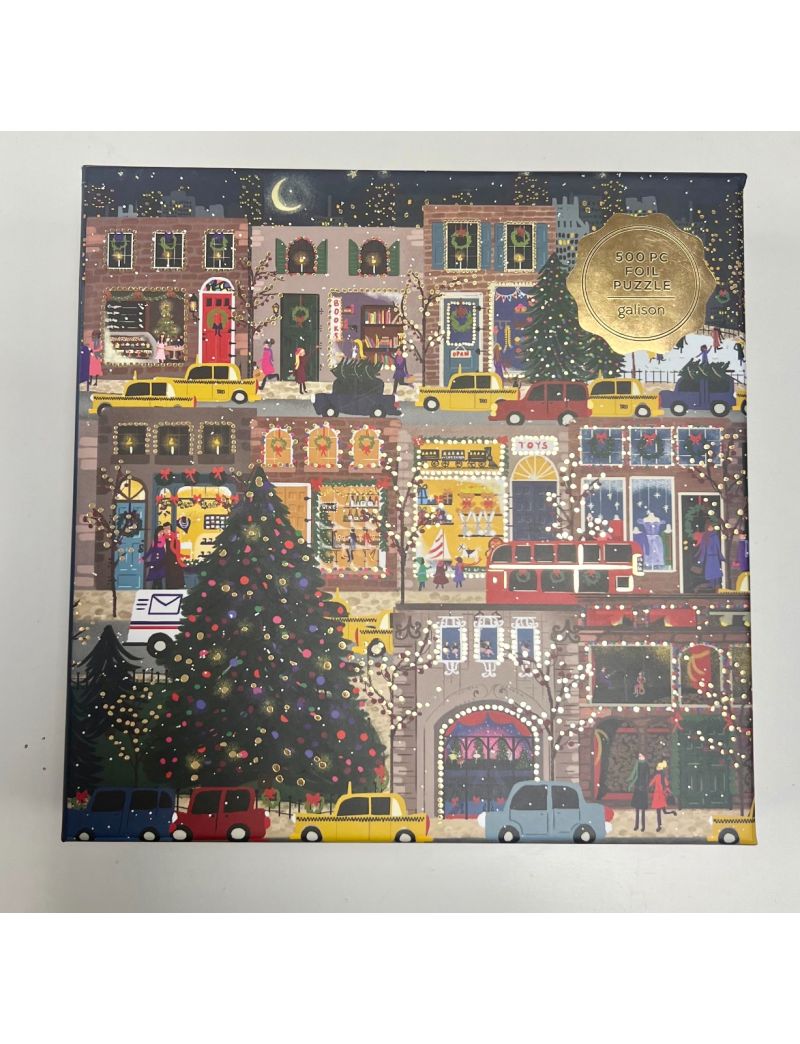 Winter Lights Foil Puzzle 500 Pc 【open box】