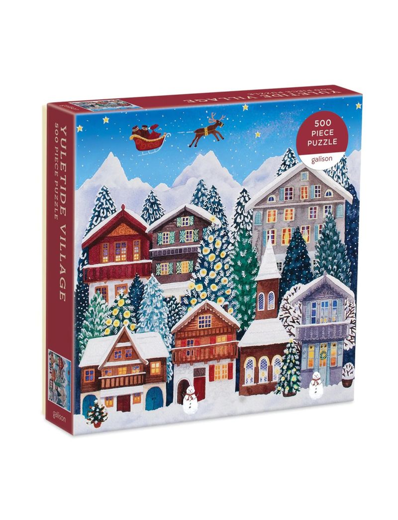Galison Yuletide Village 500 Piece Puzzle
