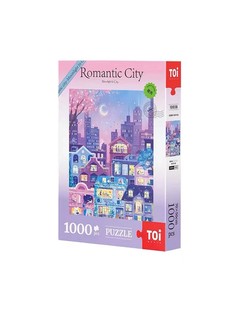 TOI Romantic Urban Series - "Moonlight in the City" (Luminous Model) 1000pc