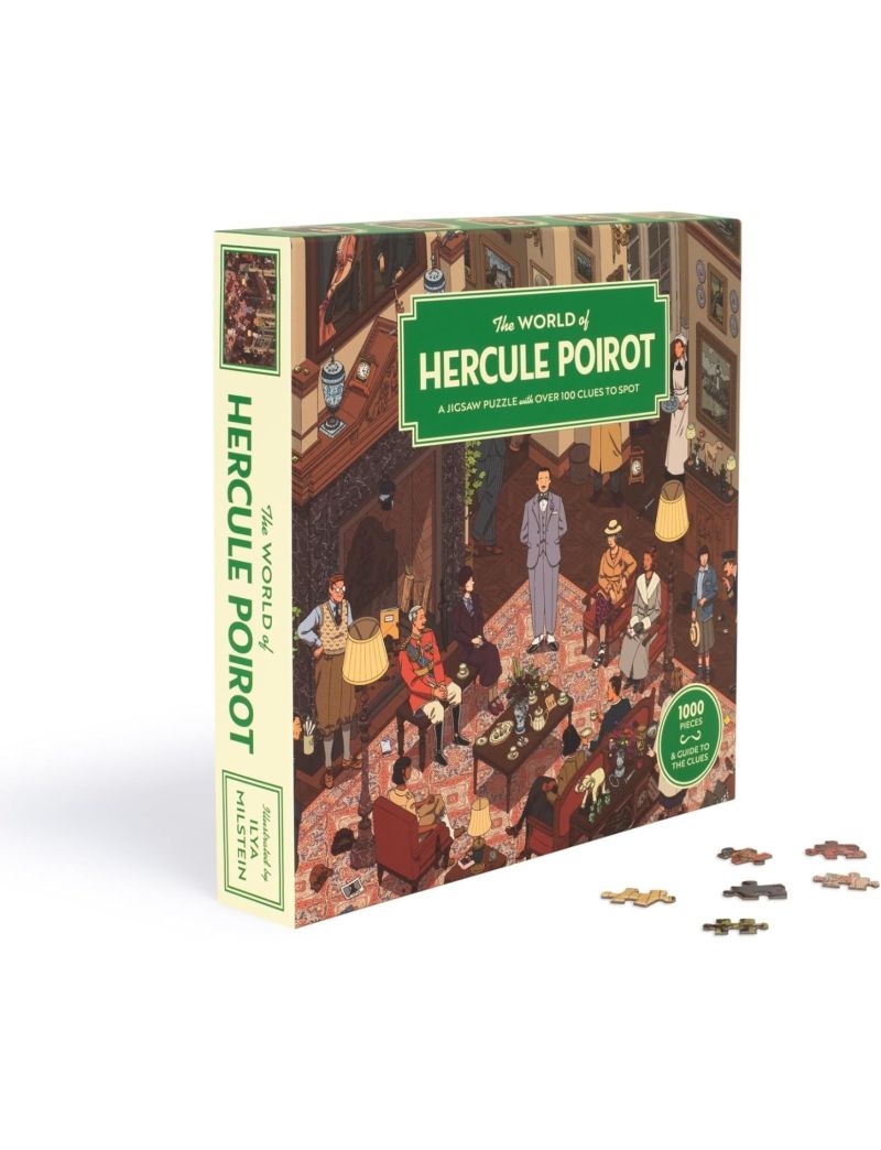 LAURENCE KING The World of Hercule Poirot 1000 Piece Puzzle