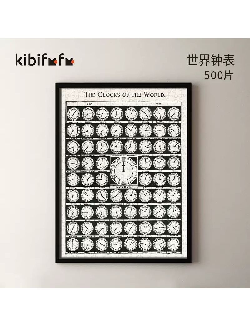 KIBIFUFU The Clocks of The World 500pcs