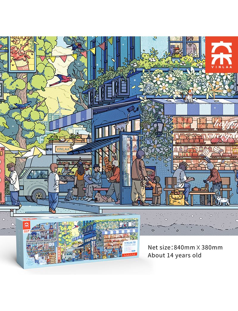 Vinlaa Colorful City B 1000pcs