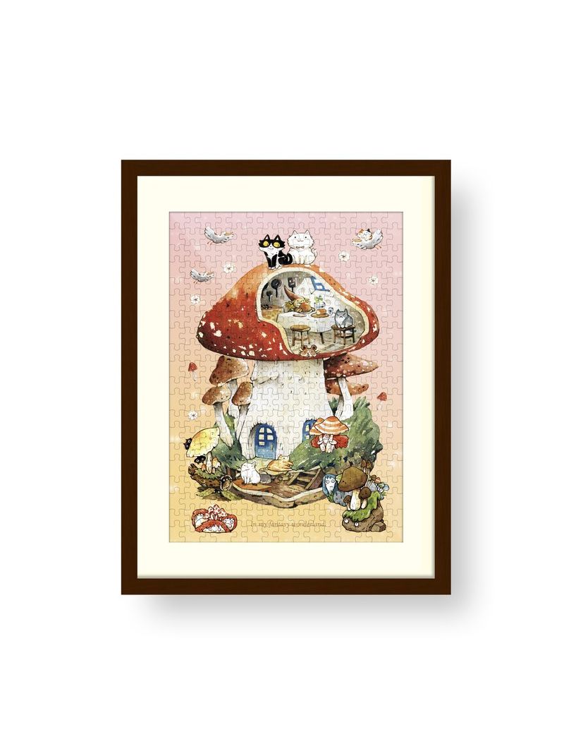 AFU romantic mushroom house 70pc