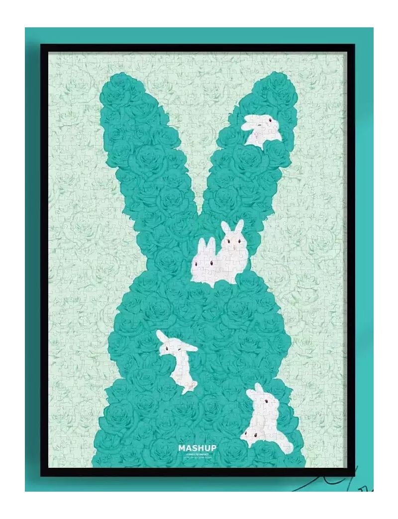 BOTOP I Love You Rabbit (Tiffany Blue) Limited Edition 1000pcs