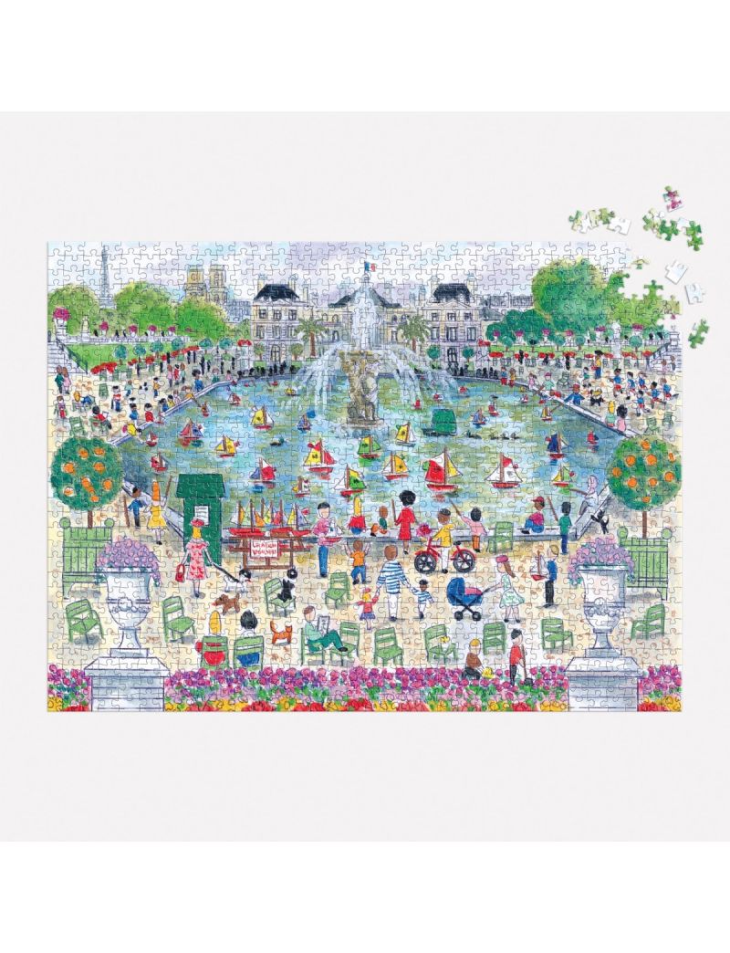 Galison Michael Storrings Springtime in Paris 1000 Piece Puzzle