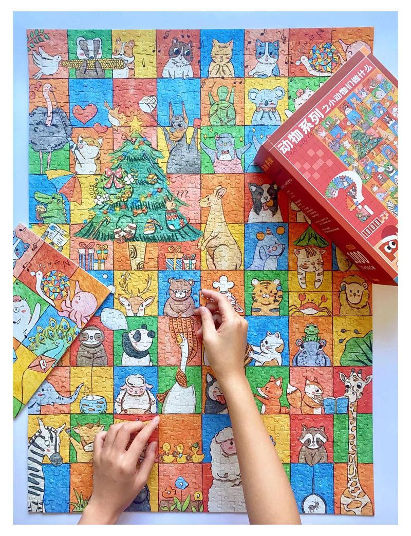 Pinpin Animals:Work And Play 1000p