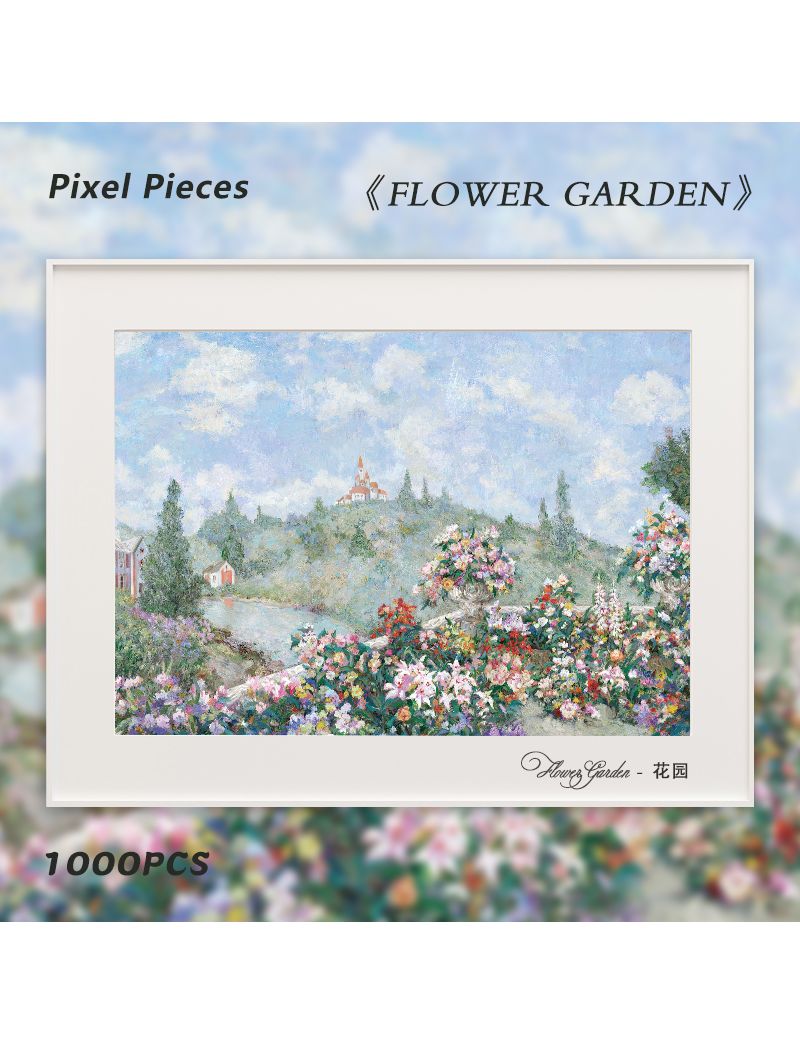 Pixel Pieces Flower Garden 1000pcs