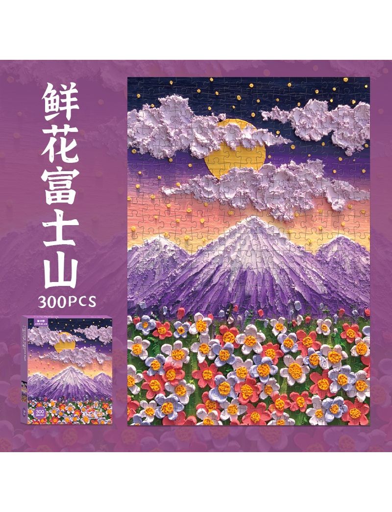 JINKALUO Flowers Mount Fuji 300pc
