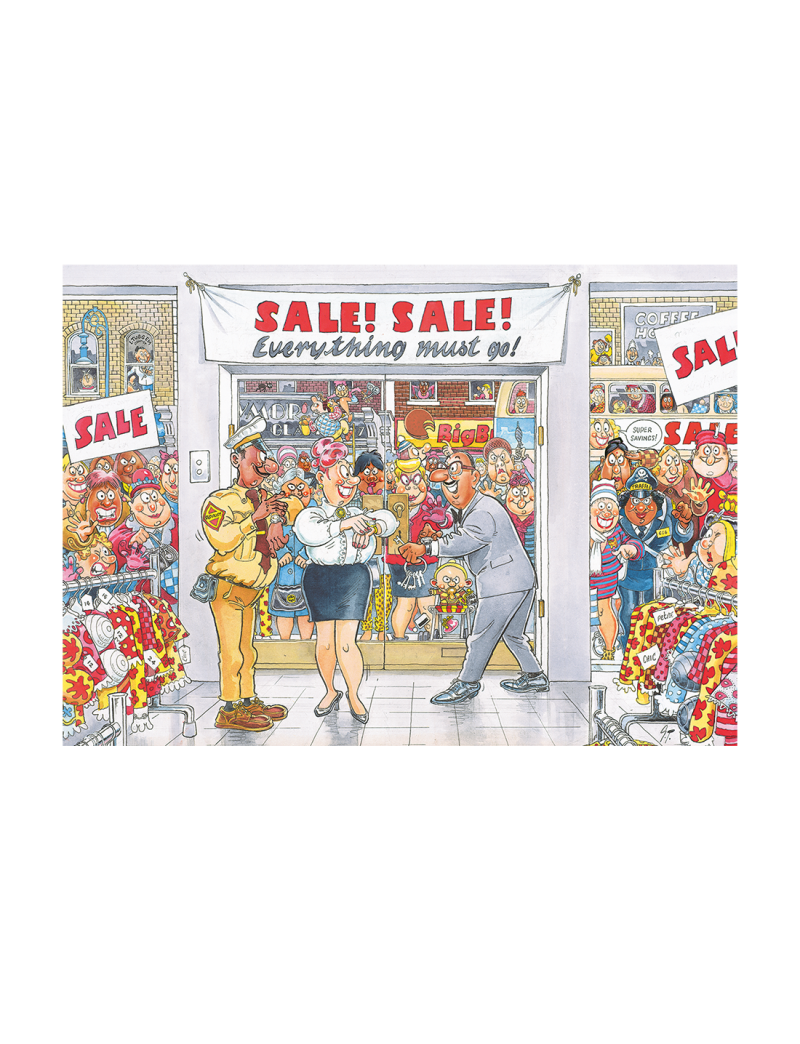 Jumbo Wasgij Retro Mystery 7 Everything Must Go! 1000pcs