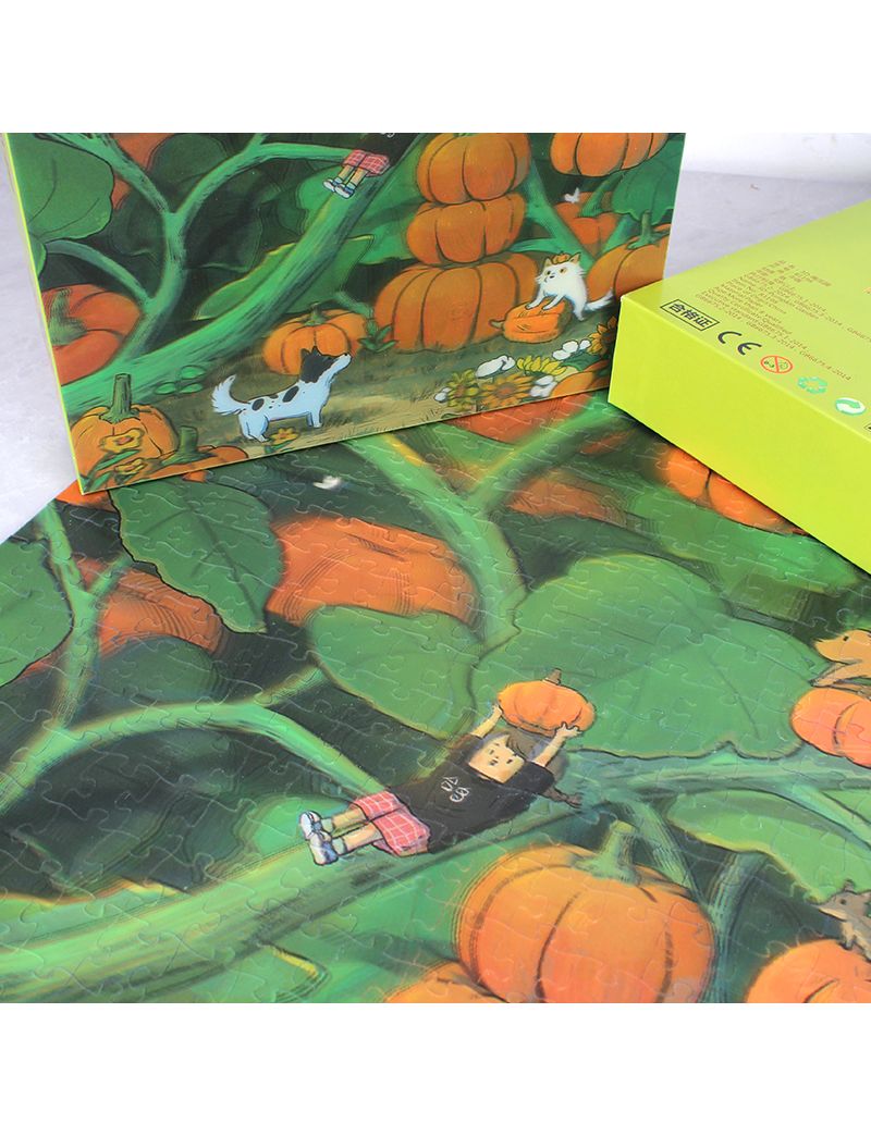 PJLT 3D Pumpkin Garden 500P 81198