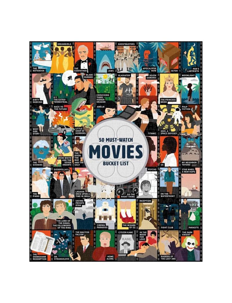 RIDLEY'S 50 Must-Watch Movies Bucket List 1000-Piece Puzzle