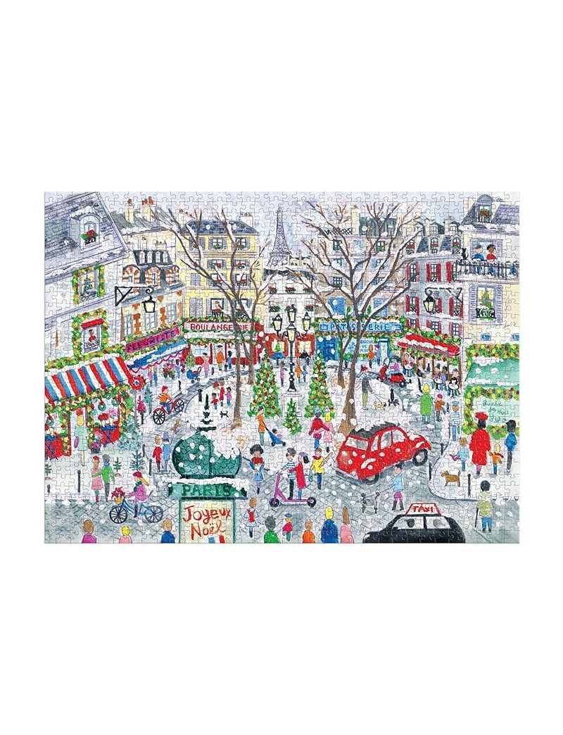 GalisonMichael Storrings Christmas in Paris 1000 Piece Foil Puzzle