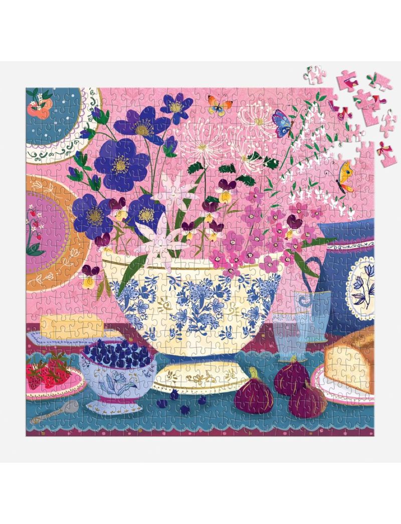 Galison Joy Laforme Art of the Table 500 Piece Foil Puzzle