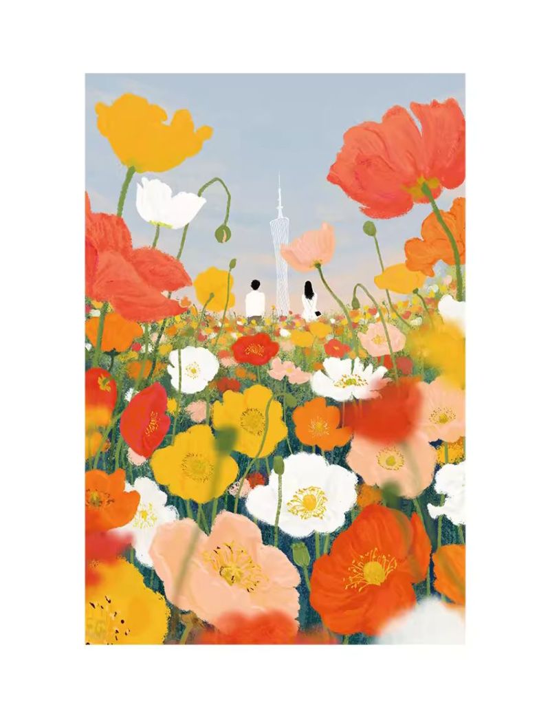 Poppy Spring 1000pc【damage box】