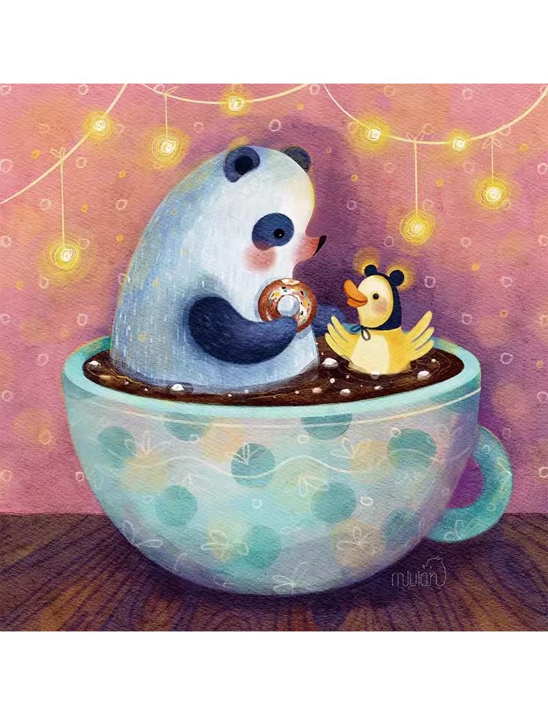 Art Puzzle Tea Cup Friends C6512 1000pcs