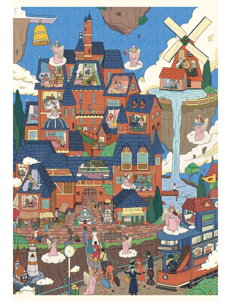 DADA FANTASY WORLD Fairytale Town 1000pc