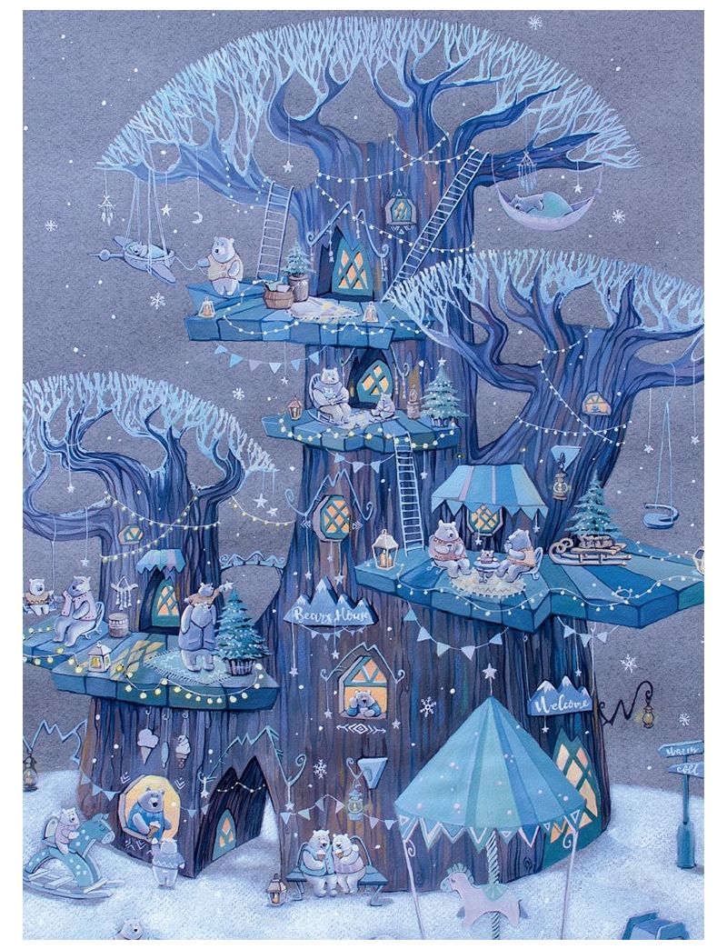 TOI Winter Tree House 1000PC