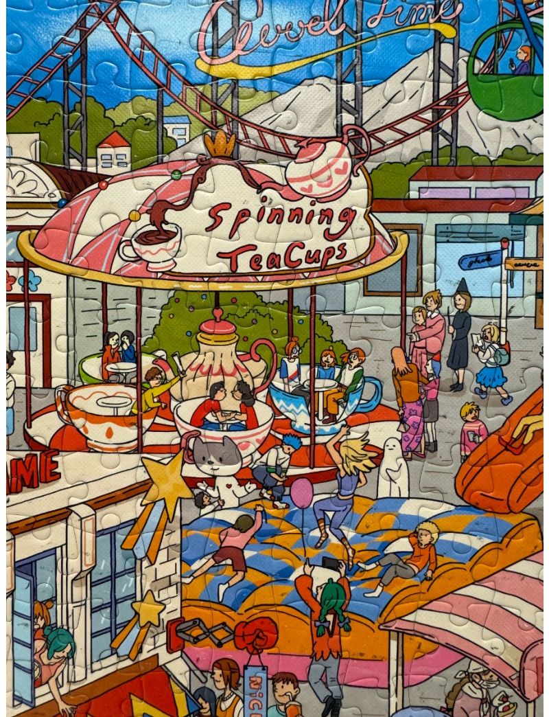 【Finished】Cat Sky Amusement Park 1000pcs- no frame  (Pick Up Only)