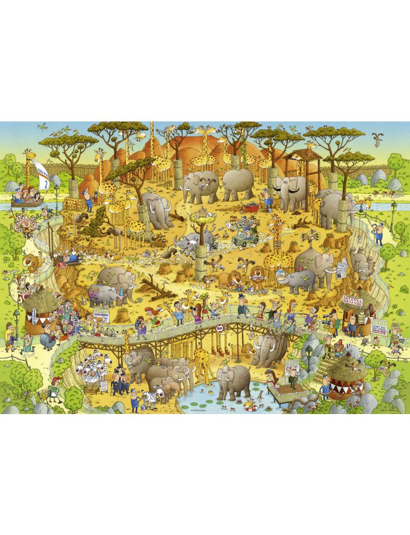 HEYE FUNKY ZOO AFRICAN HABITAT 1000PC