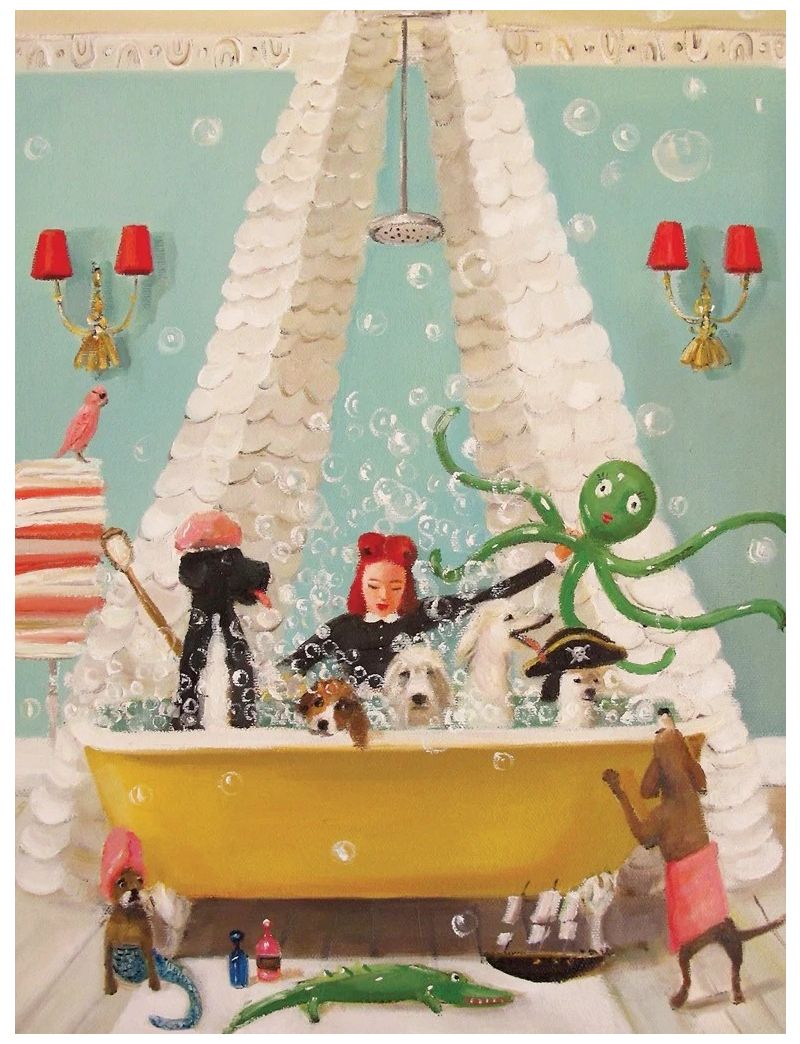 NEW YORKER Bubble Bath 1000 Piece Puzzle