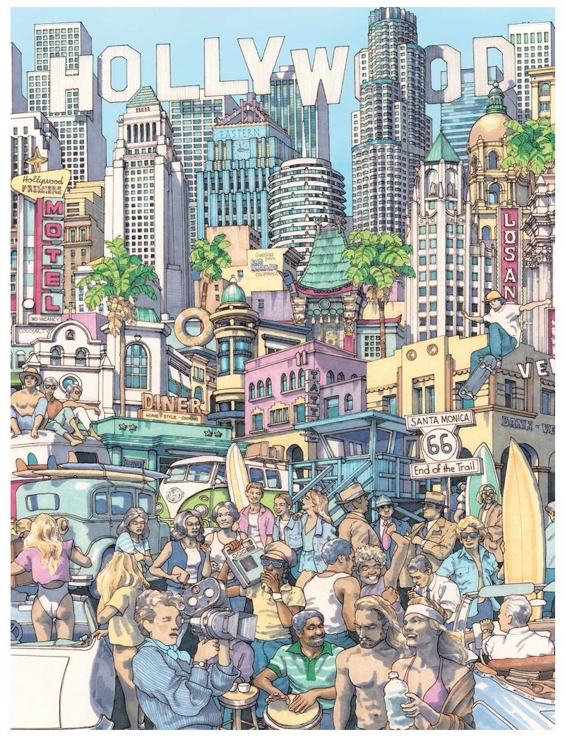 NEW YORKER California Dreaming 500 Piece Jigsaw Puzzle