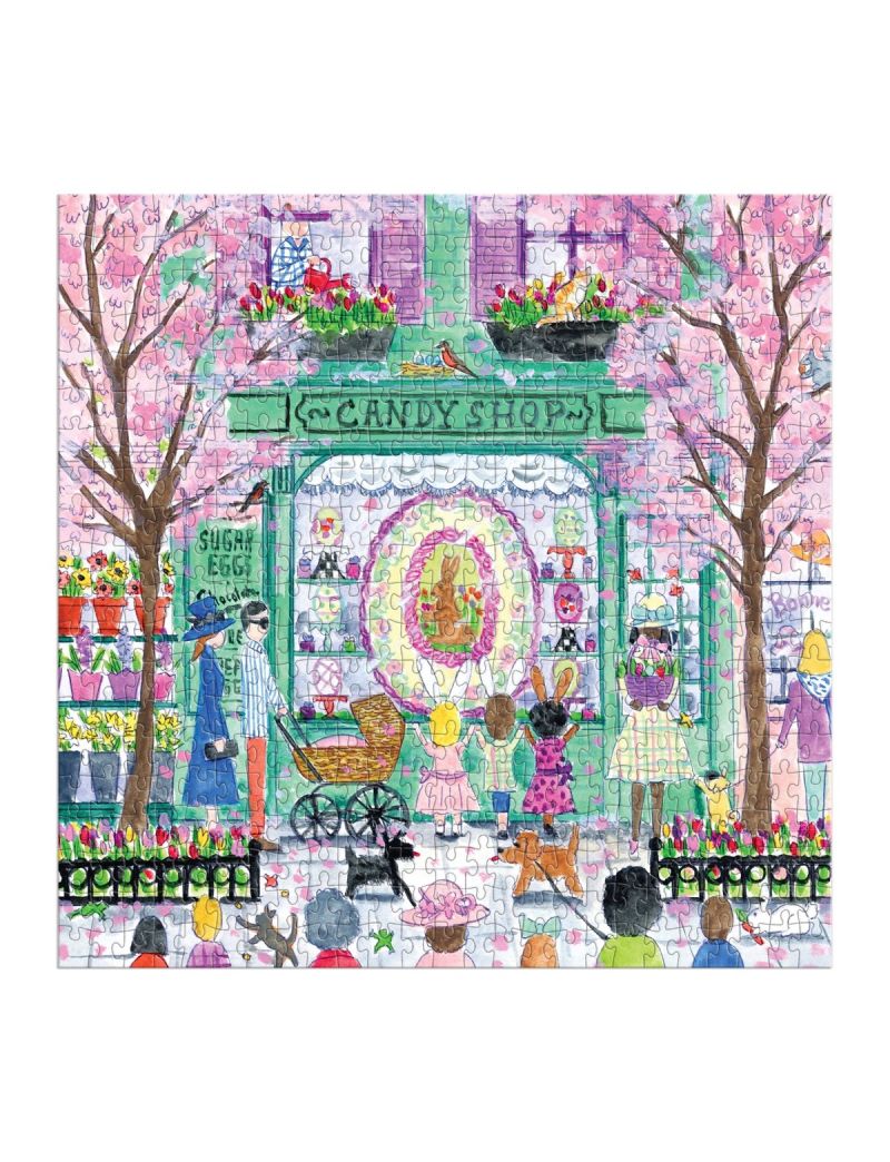 Galison Michael Storrings Easter Candy Shop 500 Piece Puzzle