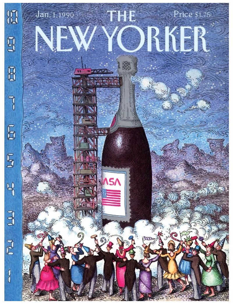 NEW YORKER CHAMPAGNE COUNTDOWN 1000 Pieces