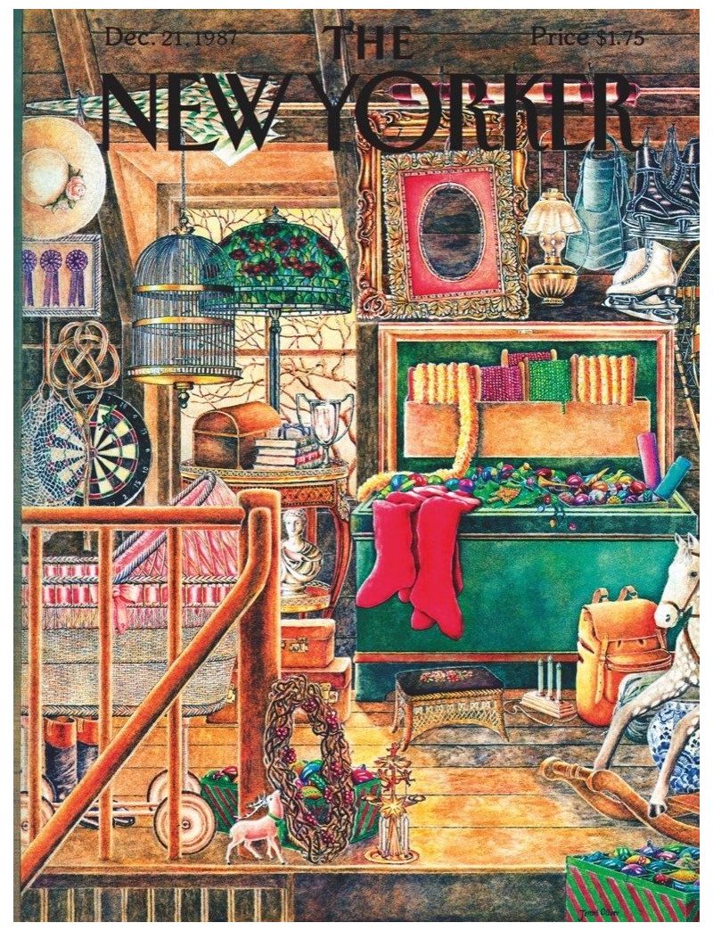 NEW YORKER CHRISTMAS ATTIC 1000PC
