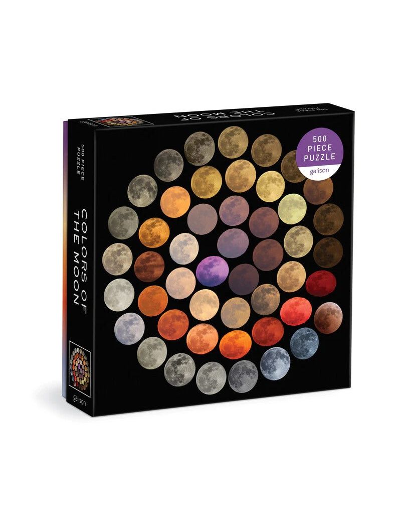 Galison Colors of the Moon 500 Piece Puzzle