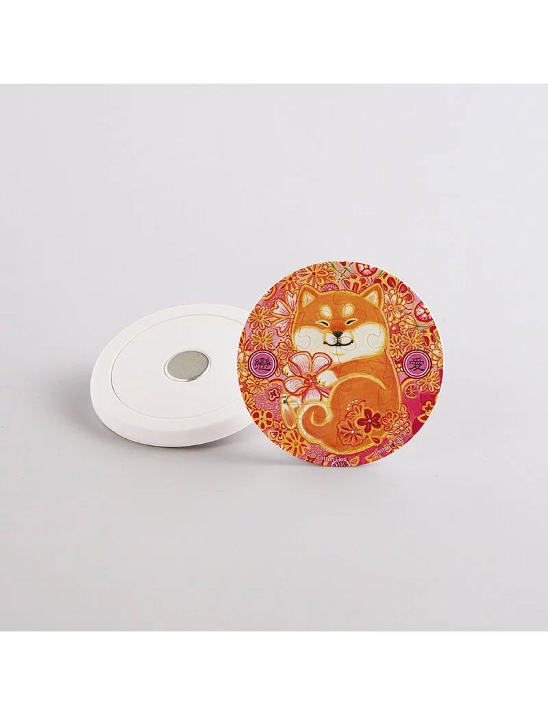 PINTOO D1292 Puzzle Magnet - Cotton Lion - Omamori - Love 16p