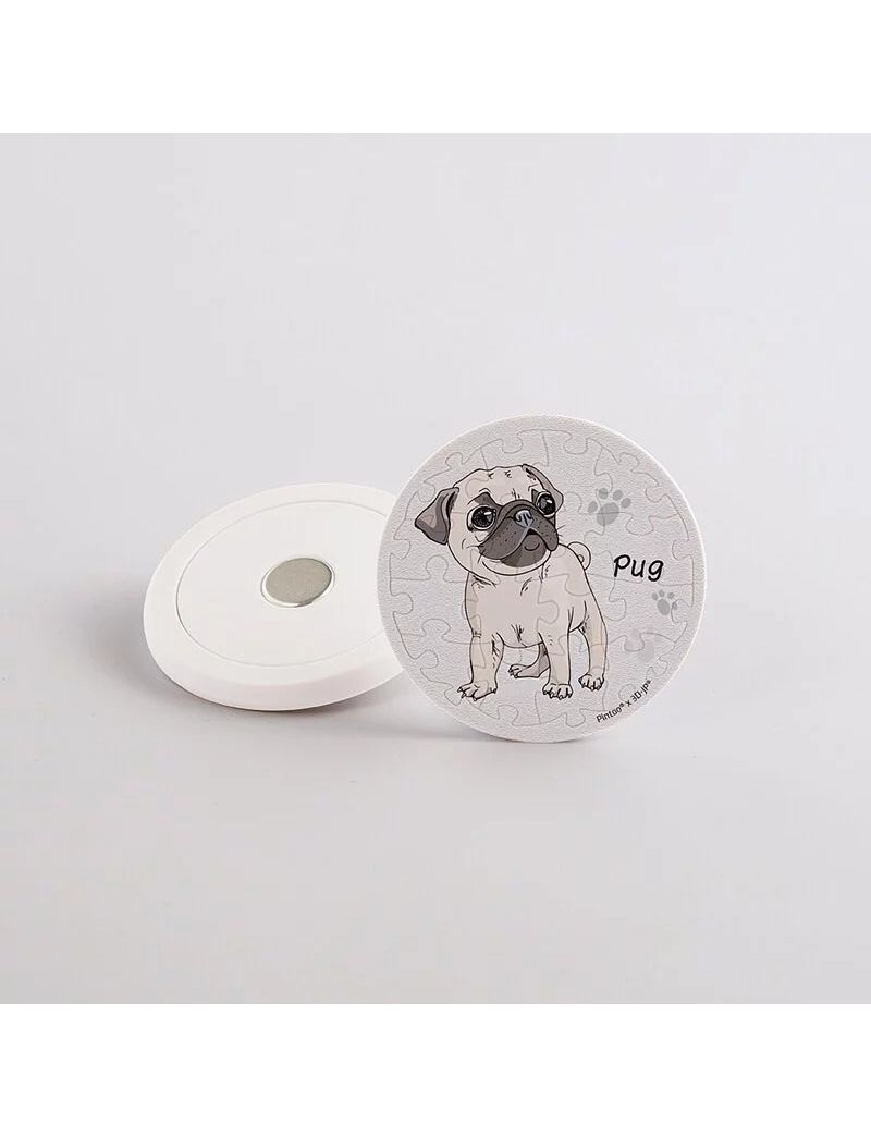 PINTOO D1319 Puzzle Magnet - Pug 16p