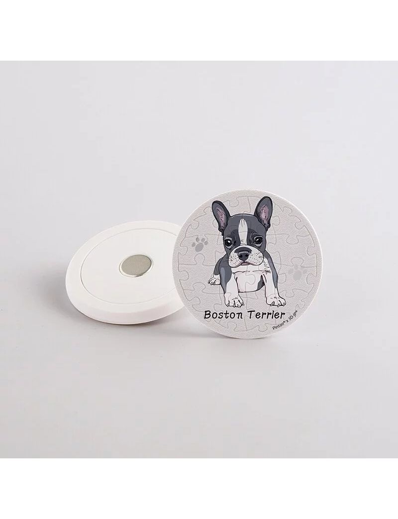 PINTOO D1321 Puzzle Magnet - Boston Terrier 16p